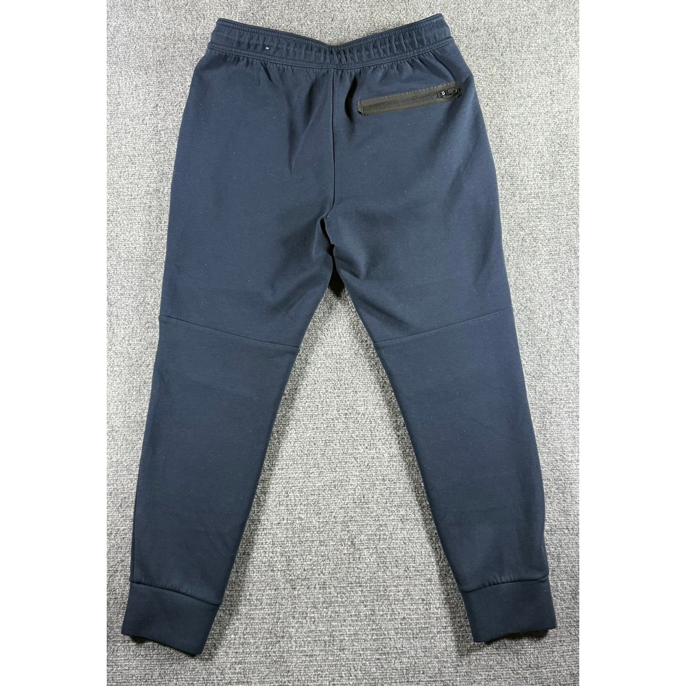 American Eagle Mens Navy Blue Jogger Sweatpants Size M Zipper Pockets Active - Picture 2 of 5